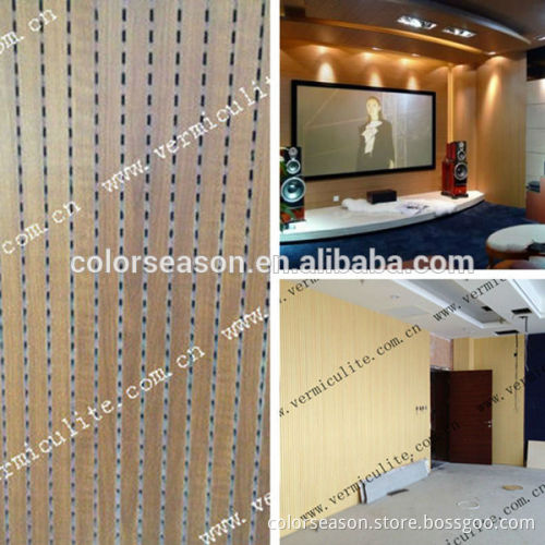 Acoustic vermiculite panels, lightweight interior wall panel